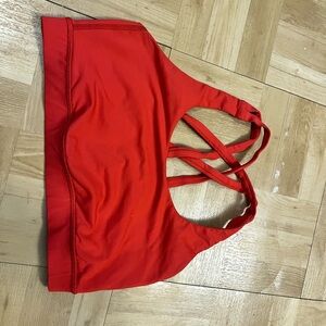 lululemon athletica Red Sports Bra